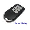 Car Silicon Remeto Key Case Cover Holder Protector for Honda Accord 9 Crider City 2016 HRV CRV Vezel Inspire Odyssey Civic Jade