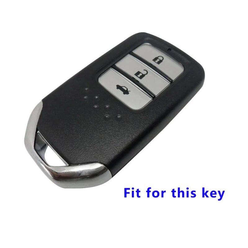 Car Silicon Remeto Key Case Cover Holder Protector for Honda Accord 9 Crider City 2016 HRV CRV Vezel Inspire Odyssey Civic Jade