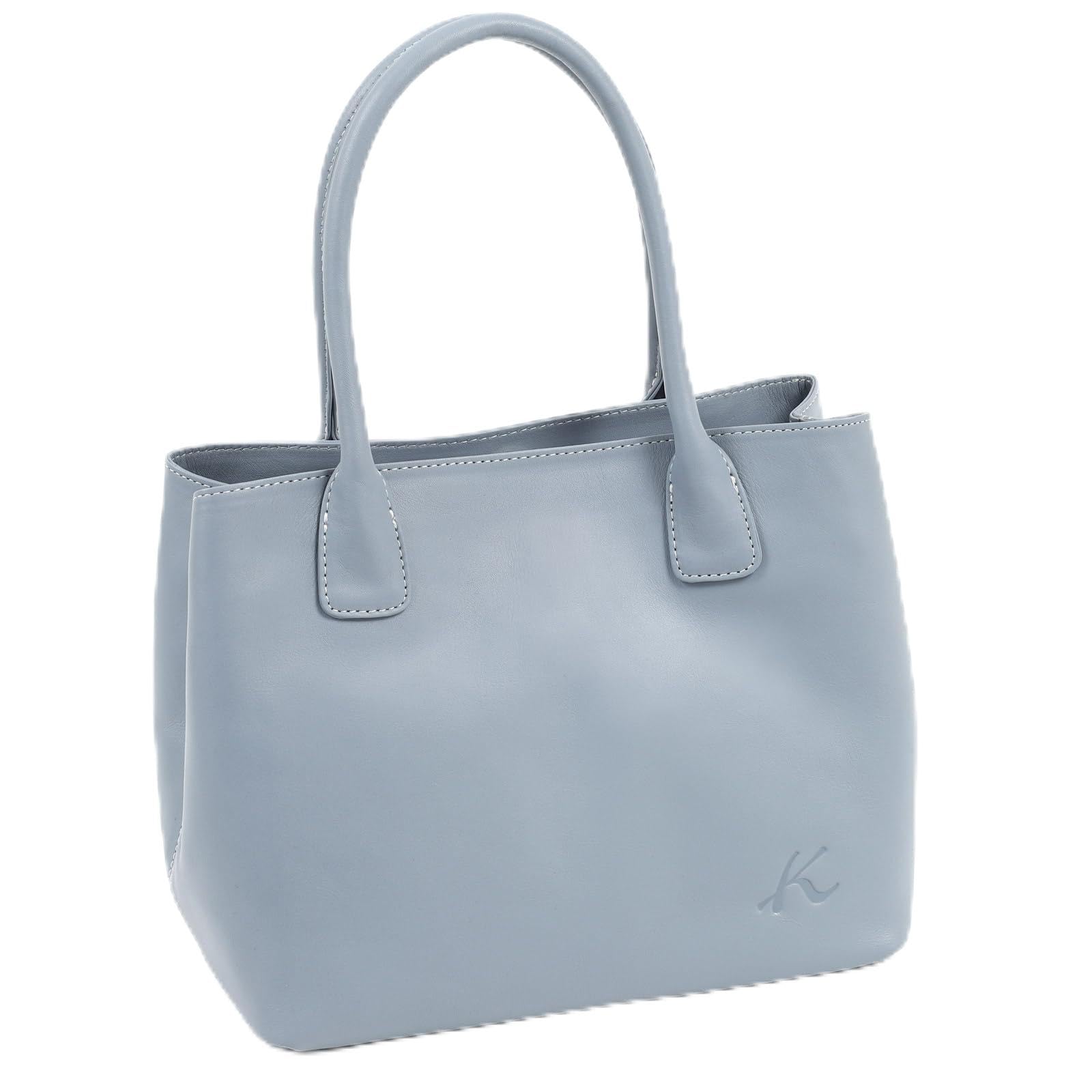 

form change handbag Blue Stitch 84901 [Kitamura] Water-repellent Y-1400 Women s Gray/White