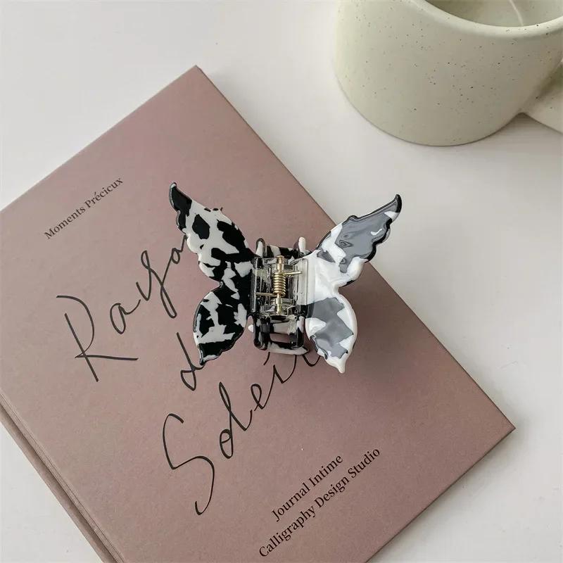 Vlinder Haarclip Accessoires Klemclip voor Vrouwen Azijnzuur Haarstrikken Franse Accessoires Vlinder Haarstrikken voor Meisjes