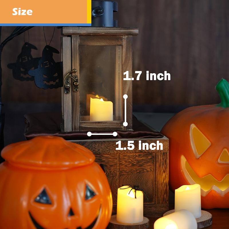 6 Pack LED Tea Light Candles with Remote Timer, Rechargeable Candles with Charging Station for Home Christmas