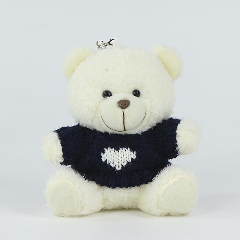 Charmante Teddybeer Sleutelhanger Pluche Pop - Aangekleed Koppeltje Rugzak Ornament Cadeau