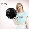 10 Stück Cheerleader-Pompons, metallische Cheerleader-Pompons mit Fingerring, Jubel-Requisiten für Squad-Team-Sportspiele, Tanz- und Kleiderpartys