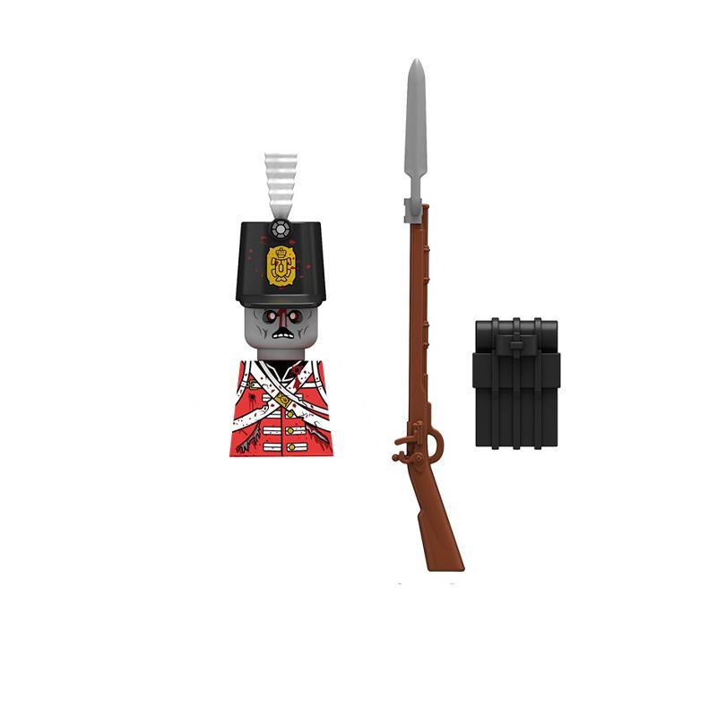 

Хоррор Хэллоуин Военный Ходячие мертвецы Солдат Фигурки Экшн Конструктор Армия Пехота Шлем Оружие Кирпичики Детская Игрушка Подарок