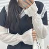 Star Chiffon Yarn Puff Ice Sleeves Daily Clothing Decor Versatile Photography Atmosphere Props Women Sun Protection Uv Arm Cover