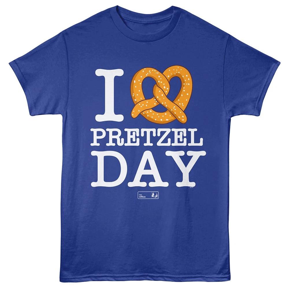 

The Office TV Show Stanley Hudson I Love Pretzel Day Men s T shirt L
