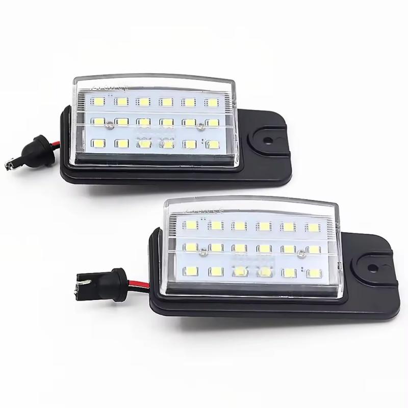 For Infiniti EX35 EX37 QX50 FX35 FX37 FX50 QX70 EX25 Q45 2pcs 6000K White LED License Plate Lights Car-Styling Number Lamps License Plate Lights 2