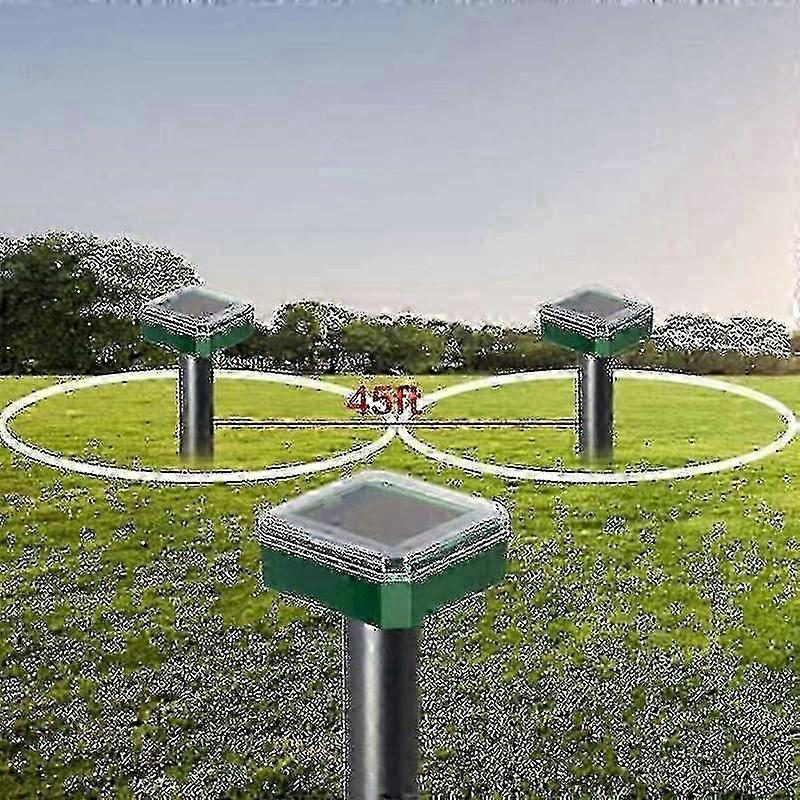 6 Pcs Solar Powered Snake Repellent For Outdoors,ultrasonic Snake Repellent,solar Snake Repellent For Outdoors,electronic Snake Repeller For Yard-113t