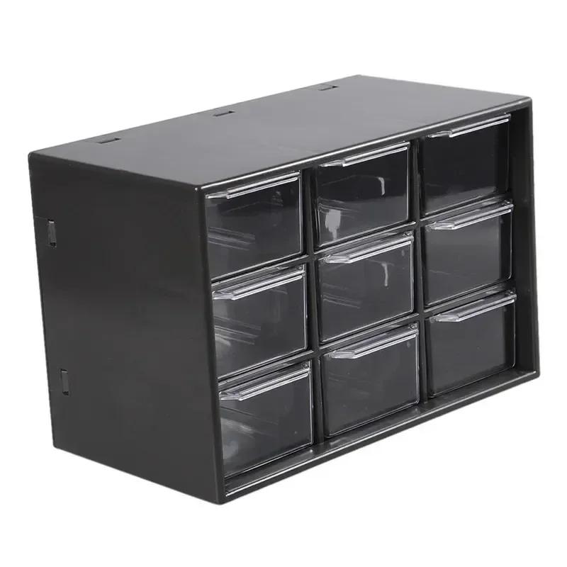 Storage Box Drawer Style Jewelry Storage Box Mini Storage Cabinet Grid Portable Drawer Desktop Office Supplies
