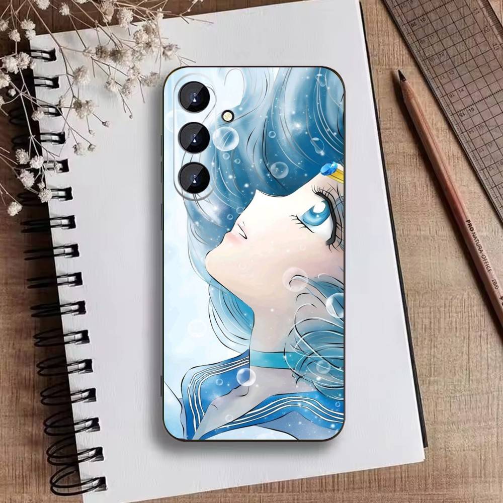 

Cartoon D-Sailor M-Moons Phone Case For Samsung Galaxy A73,A21s,A22,A31,A52,A53,A71,A41Soft Black Shell Samsung a21s