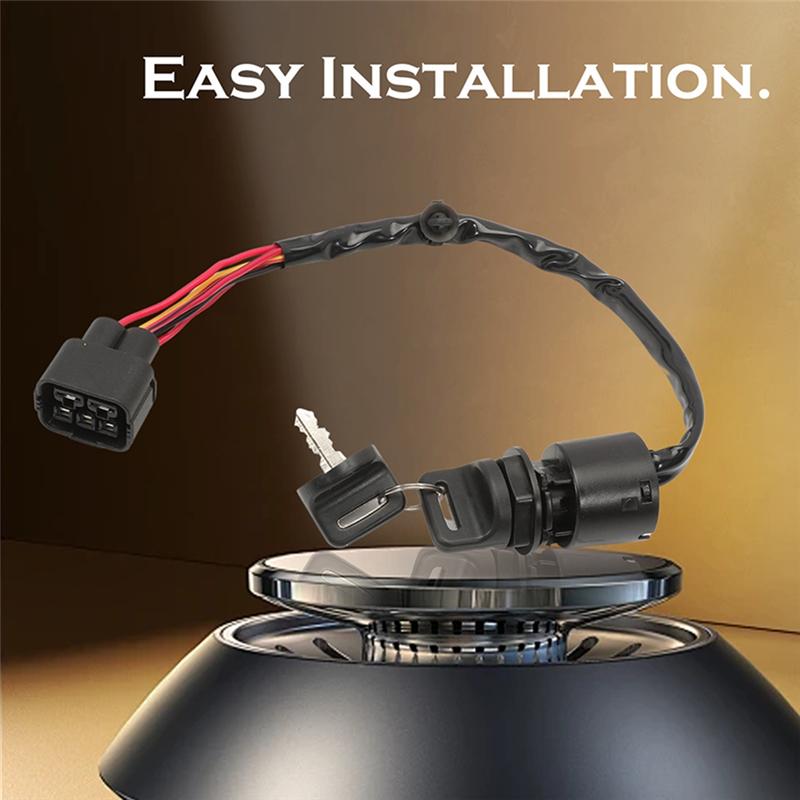 Ac29-35100-HL5-A01 Ignition Switch Lock Cylinder Assembly W/Wiring Harness Key For Honda Pioneer 520 SXS500M SXS500M2 2015-21