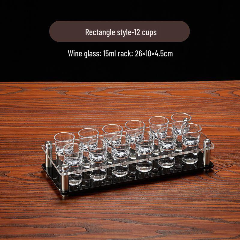 Light Luxury 100ml Small-Size Wine Glass Set - High-End Design with Elegant Style