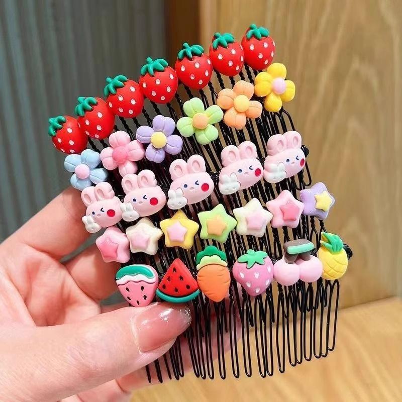 Children's Cartoon Hair Comb & Clip - Summer Hairpin Organizer for Girls
