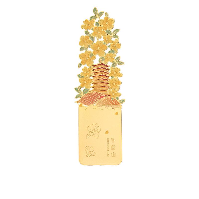 Nanjing Metal Scenic Bookmark: Cultural Impression Souvenir