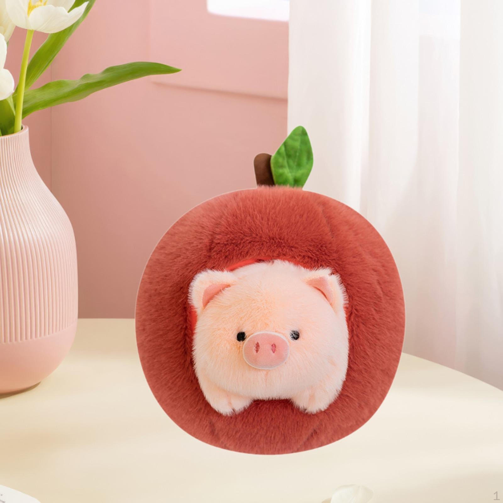 

Очаровательная плюшевая игрушка-свинка, мягкая кукла для декора детской комнаты 36cm