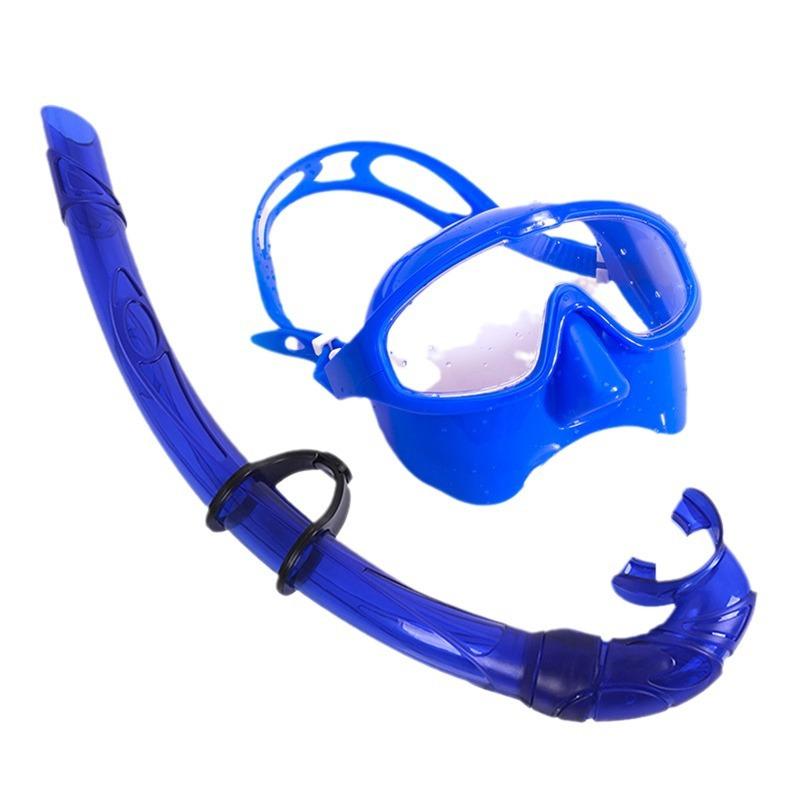 Wysokiej rozdzielczości duża rama maska do nurkowania zestaw z fajką maska przeciwmgielna