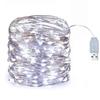 Usb Led String Lights Copper Silver Wire Garland Light Waterproof Led Fairy Lights For Christmas Wedding Outdoor Decoration