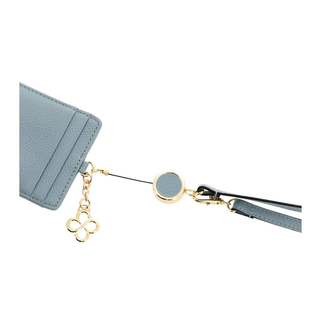 Marie Claire Pass Case with Reel, Carrousel, Women's, Size 10, Black