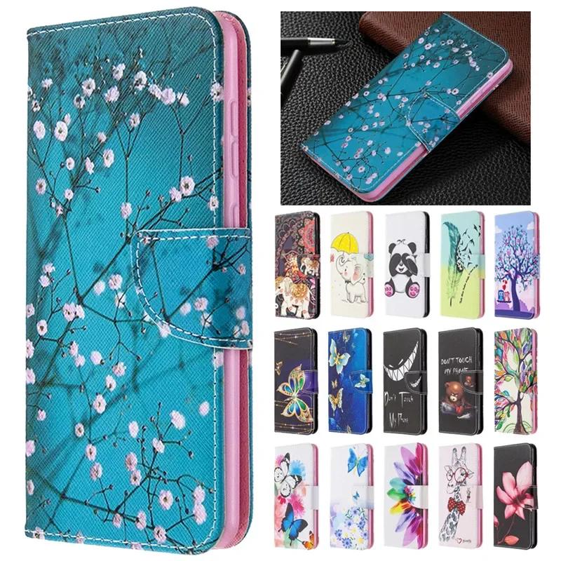 S24 S22 Ultra S23 S21 FE Plus Plum Blossom Case for Samsung Galaxy A16 A55 A35 A15 A05S A25 A54 A53 12 Case Leather Wallet Cover