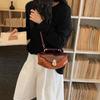 Mini Small Crossbody Bags For Women 2026 Luxury Brand Semicircle Saddle Bags Pu Leather Handbags Designer Ladies Shoulder Bags