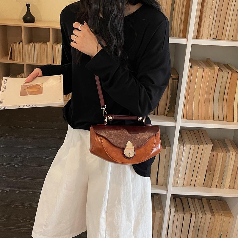 Mini Small Crossbody Bags For Women 2026 Luxury Brand Semicircle Saddle Bags Pu Leather Handbags Designer Ladies Shoulder Bags