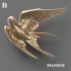 Nordic Creative White Resin Bird Figurines Home Decoration Art Crafts For Living Room Shelves Wedding Party Ornaments