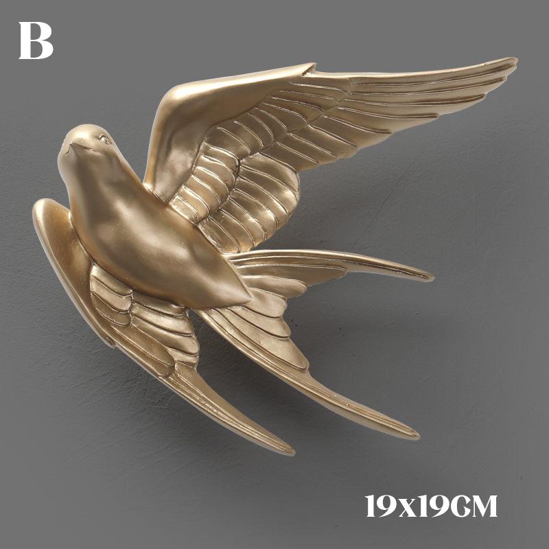 Nordic Creative White Resin Bird Figurines Home Decoration Art Crafts For Living Room Shelves Wedding Party Ornaments