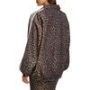 adidas Originals Animal Print Stand Collar Loose Long Sleeve Jacket Women Jacket Caramel JW7301