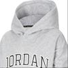 Jordan Sweatshirt Sport Casual Sports Soft Fleece Lined Hood Light Heather Gray Teenagers Kids' HV1597-063