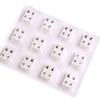 Lady's 12Pairs Metal Ear Studs Earrings for Piercing Machine Ear Piercing Tool Kit