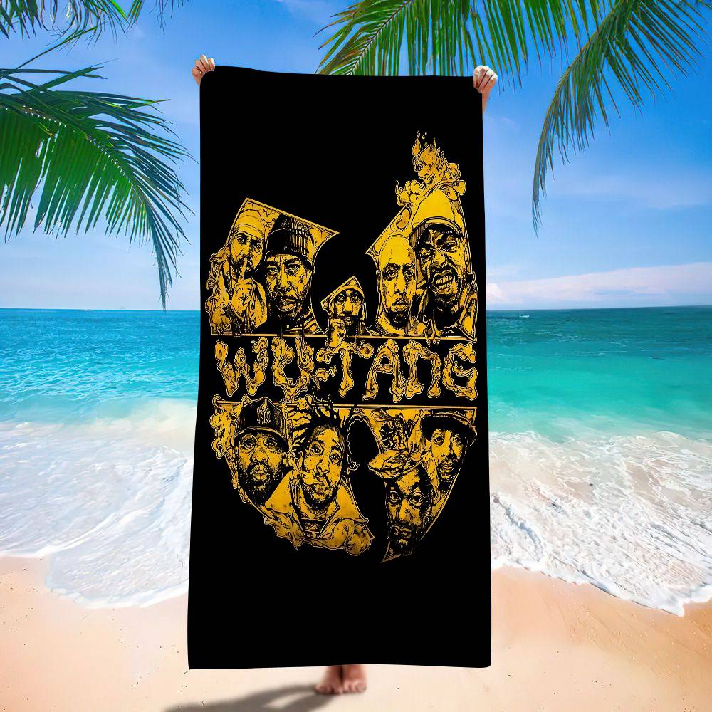 Hip Hop Group W-Wu Tang Big Microfiber Beach Towels Quick Dry Towel Sand Beach Towels Pool Towel For Travel Swim Pool Yoga