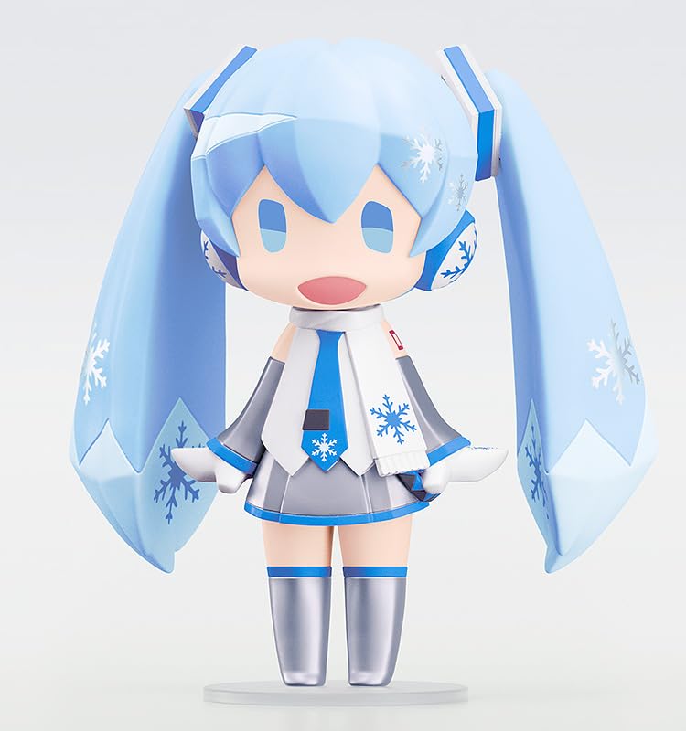 GOOD SMILE Snow Miku Plastic Painted Movable Figure HELLO! HELLO! Non-scale