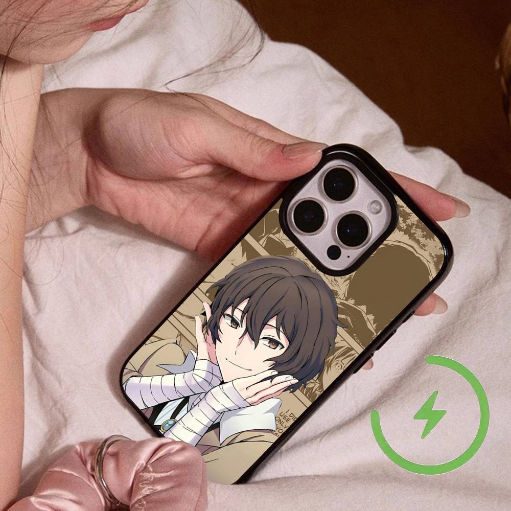 Anime O-Oshi No K-Ko Magnetic Wireless Charge Phone Case For IPhone 14 13 12 11 15 16 17 Pro Max Magnetic Cover