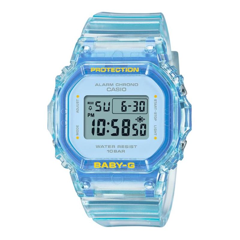 Casio BABY-G Waterproof 100 Meters Quartz Resin Strap Women's Watch Pink Dial BGD-565SJ