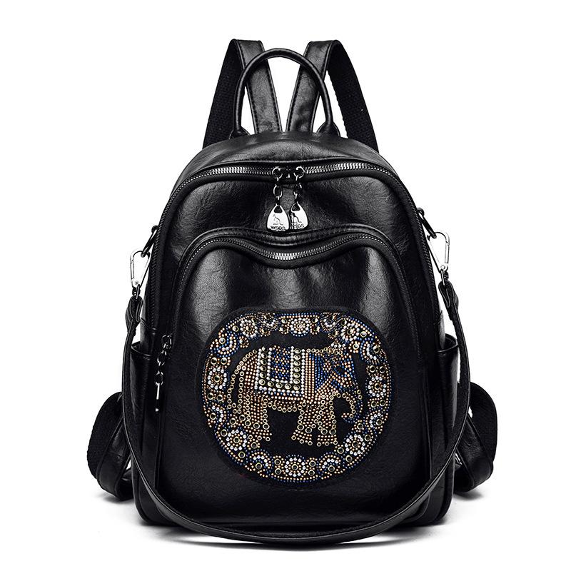 

Новый вышитый рюкзак Jixiang, высококачественный дорожный рюкзак с функцией глажки, многофункциональный школьный рюкзак для женщин