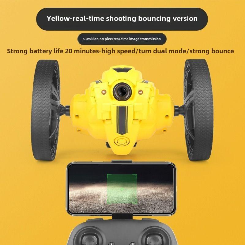 

Новый прыгающий трюковой автомобиль с дистанционным управлением, игрушечный электрический прыгающий умный автомобиль с дистанционным управлением, детская игрушка в подарок, мобильный телефон, HD-камера, светодиодная высокоскоростная машина Upgraded versio