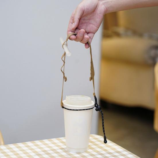 Popruh na rukojeť láhve na vodu Nastavitelný držák na láhev s mléčným čajem Závěs na láhev Multifunkční láhev na pití Venkovní držák nářadí Nylonový popruh