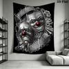 Laughing Crying Clown Face Pattern Home Decor Tapestry, Wall Hanging, Decorative RV Wall Cloth.ZGT0914290