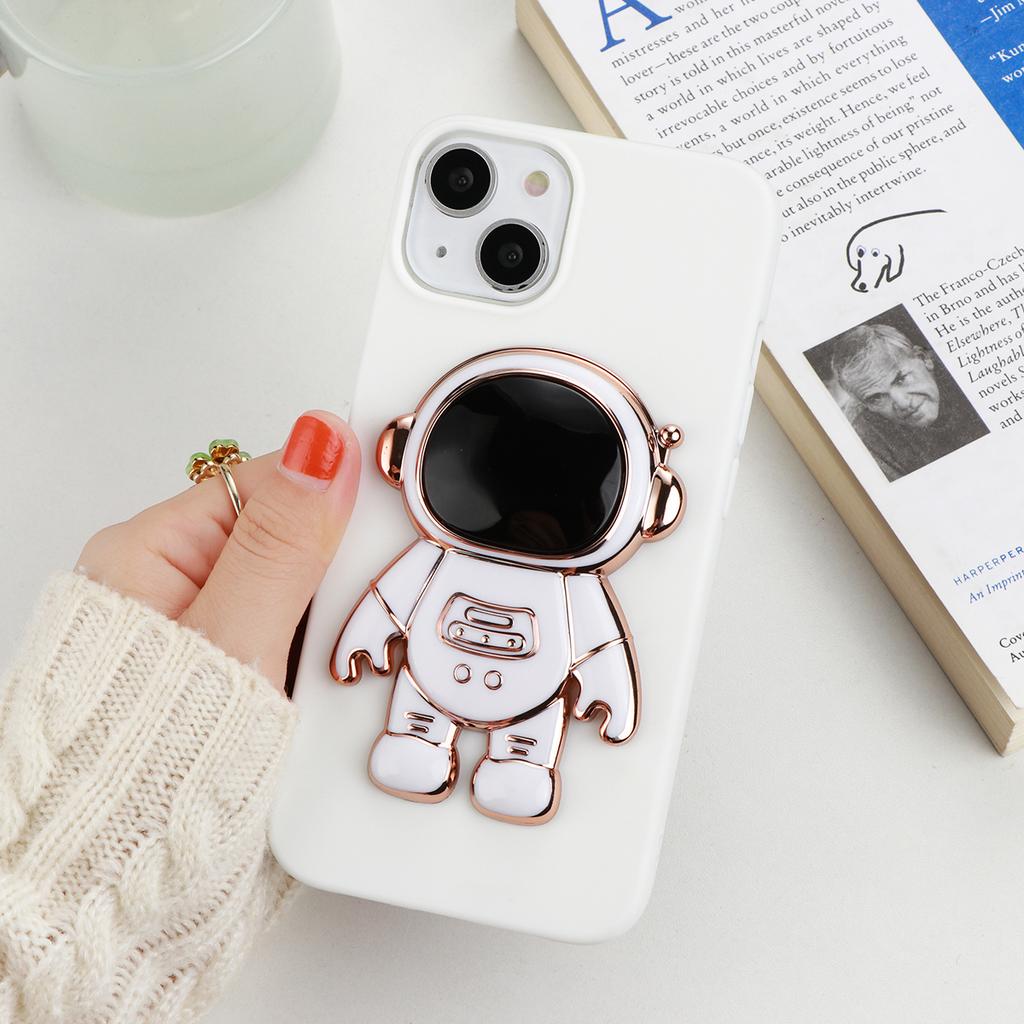 Custodia Pieghevole Placcata Astronauta Per Samsung Galaxy M31 M32 M52 S8 S9 S10 S10e S20 S21 FE S22 Ultra Plus Note 8 9 10 Lite 20 Cover