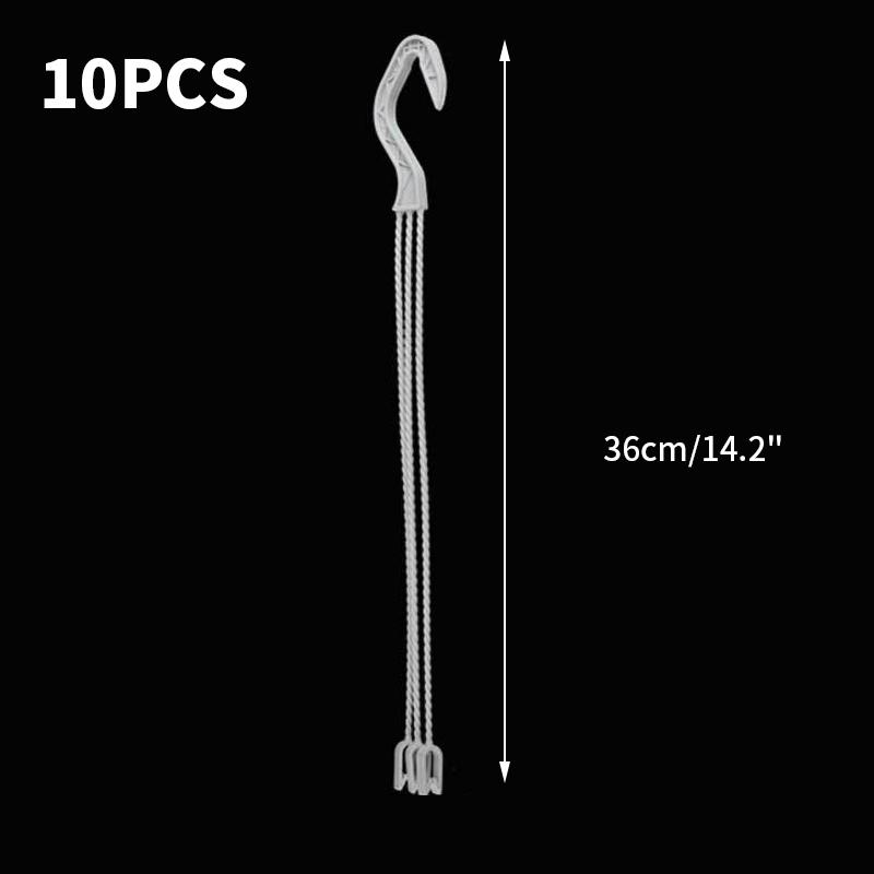 Support de Pot de Fleurs en Plastique Support Suspendu pour Pot de Plantes Crochets de Pot de Jardin Panier Suspendu pour la Maison Décoration de Balcon 24/36cm