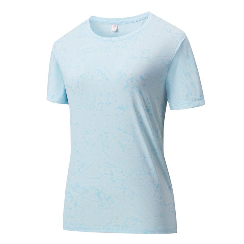 Ice Silk Quick-Dry Couple T-Shirt - Breathable Short Sleeve Summer Top for Casual Sports & Outdoor Running