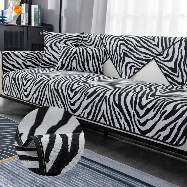 Almofada de sofá de chenille simples, padrão engrossado, decoração de sala de estar, combinação de almofada de sofá, antiderrapante, cobertura de móveis, pano