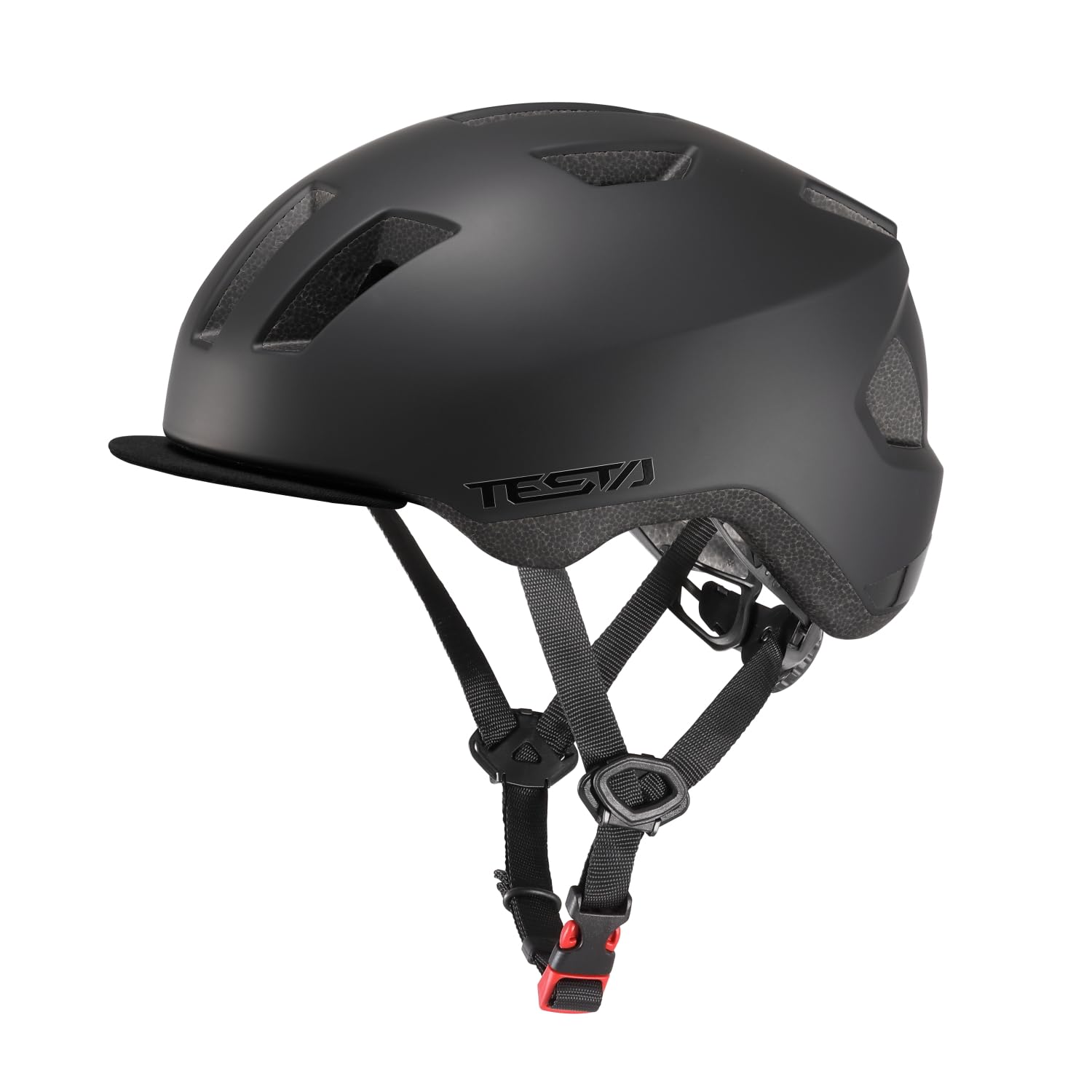 

KABUTO TESTA Bicycle Helmet, Color: Matte Black, Size: Head Circumference 56-58cm, SG Certified