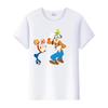Casual Cartoon Goofy Pluto Clothes Plus Size T-shirt Summer White Tees 90S Tops Harajuku Blouses Tshirt Unisex