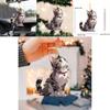 Adorable Acrylic Cat Pendant For Car Interior Decoration Cute Cartoon Style