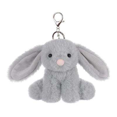 Apricot Lamb Gray Bunny Cute Soft Animal Keychain Plush Suitable for Men and 11cm Toy, Women, Backpack, Wallet,