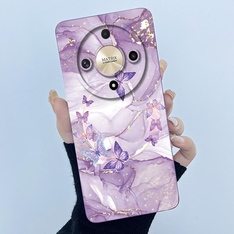 

Case For Honor X9b 5G ALI-NX1 Magic 6 Lite 5G Cute Sweet Girls Cats Silicone Soft Back Cover 2023 Bumper Protective Phone Casing Honor Magic 6Lite 5G