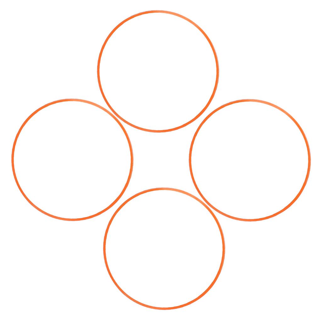 4 Pcs 20 Inch Wheel Rim Protector Orange Full Protection Self Adhesive Scratch Resistant Decorative Wheel Rim Ring