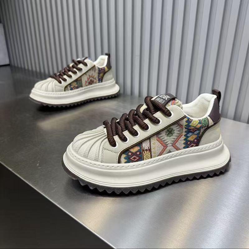Fashion Men's Shoes New Casual Shell Head High Value Men's Height Increase Versatile Sports Casual Shoes