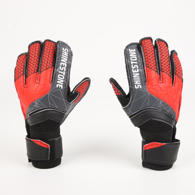 Professional football goalkeeper gloves finger guard equipment latex non-slip training wear-resistant goalkeeper gloves